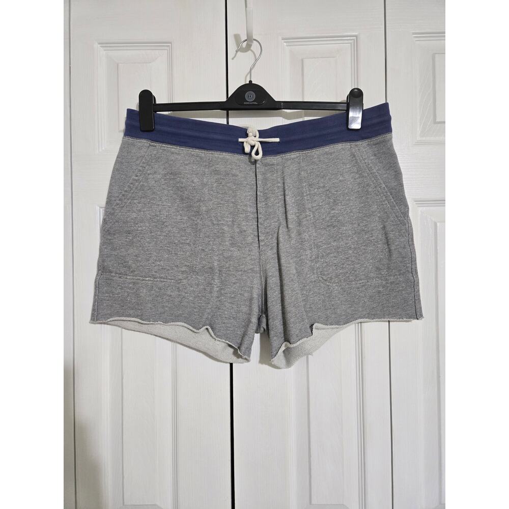 J. Crew Gray Athletic Shorts with Navy Waistband